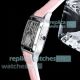 Super Clone Cartier Santos Dumont Silver Skeleton Dial Micro Rotor Pink Strap (2)_th.jpg